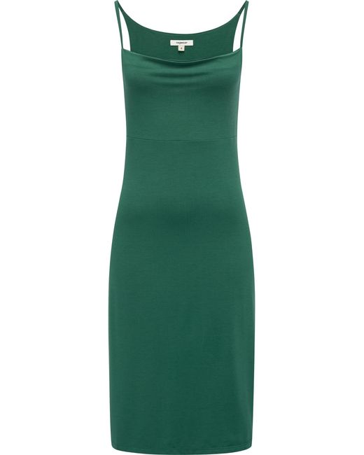 Ragwear Green Sommerkleid Saturia Knielanges, leichtes Midikleid