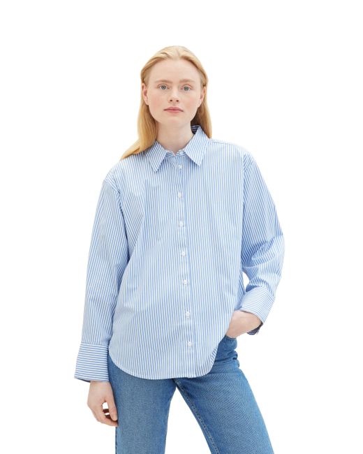 Tom Tailor Blue Langarmbluse