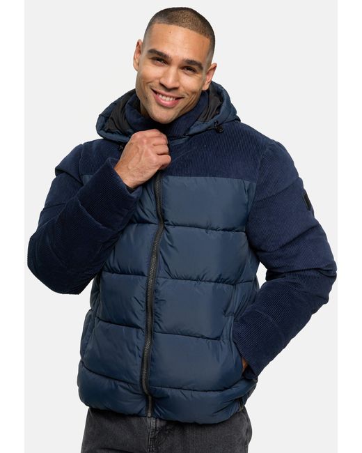 INDICODE Winterjacke INLockly in Blue für Herren