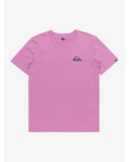 Quiksilver T-Shirt MWMINILOGO TEES in Pink für Herren