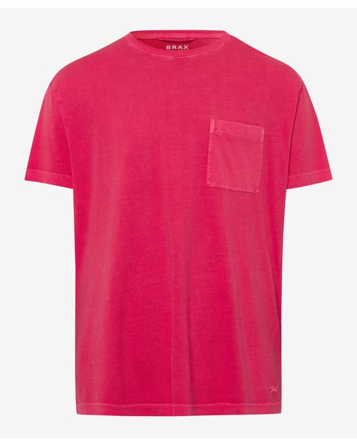 Brax T-Shirt in Pink für Herren