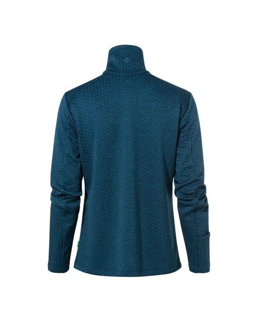 Vaude Blue Fleecejacke Wo Skomer Hiking SC Jacket