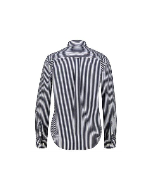 Gant Blue Langarmbluse uni (1-tlg)
