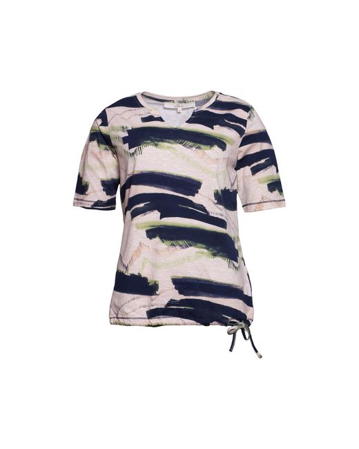 SER Blue T- Neu eingetroffen! Shirt weiche Leinenstruktur W5250129