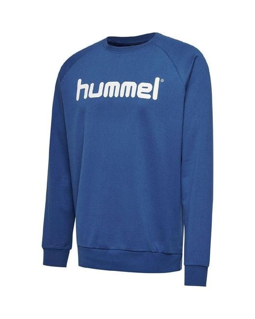 Hummel Go Cotton Logo Sweatshirt in Blue für Herren