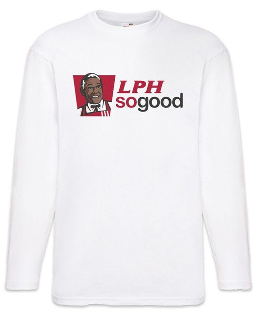 Urban Backwoods Langarmshirt Lph So Good Langarm T-Shirt Los Breaking Pollos Walter Hermanos Bad in White für Herren