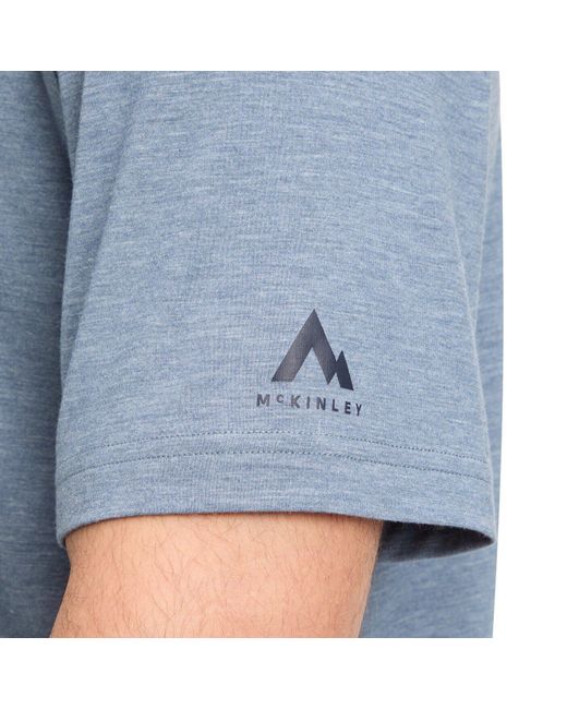 McKinley He.-T-Shirt Ronald II M GREY/YELLOW in Blue für Herren