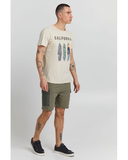 Solid Sweatshorts SDBarett in Green für Herren