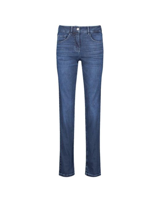 Gerry Weber Blue 5-Pocket-Jeans SOLINE BEST4ME SLIM FIT (925051-67830) von