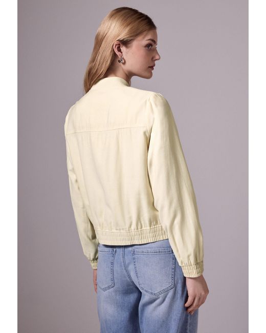 STREET ONE STUDIO Natural Blouson mit Elastiksaum