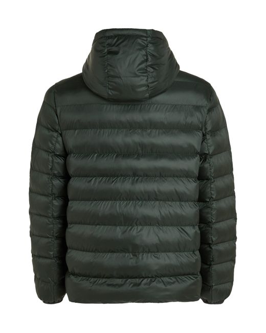 Calvin Klein Outdoorjacke RECYCLED HOODED PUFFER JACKET mit Logopatch in Black für Herren