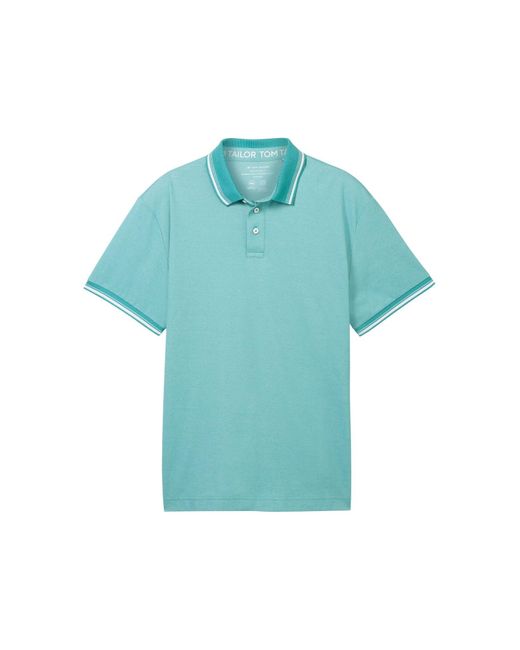 Tom Tailor COOLMAX® Poloshirt in Green für Herren