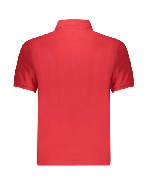 North Sails Kurzarm-Poloshirt Rot mit Kontrastdetails in Red für Herren