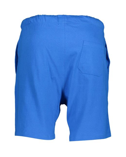 Gianmarco Venturi 5-Pocket-Hose Leichte blaue -Shorts aus Baumwolle mit elastischem Bund in Blue für Herren