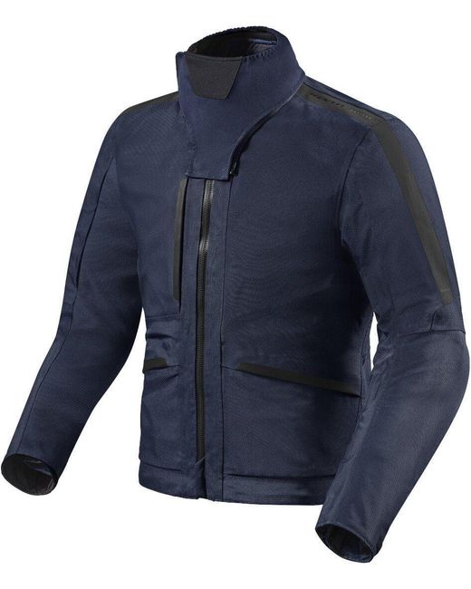 Revit Motorradjacke Ridge Gore-Tex Motorrad Textiljacke wasserdicht in Blue für Herren