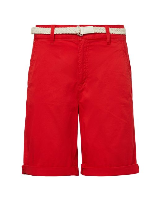 S.oliver Red Chinoshorts mit geflochtenem Gürtel