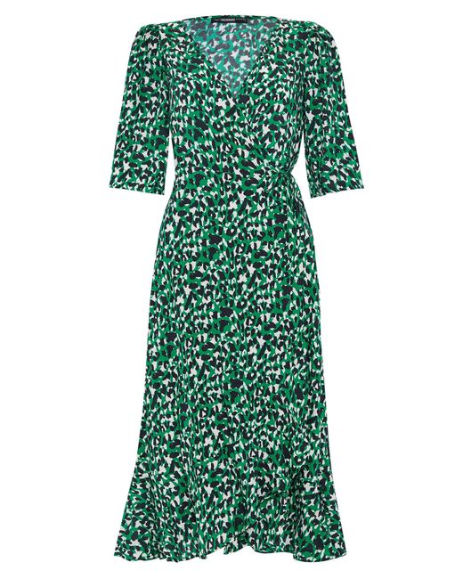 Threadbare Green Sommerkleid THB Soda Wrap (1-tlg) mit toller Musterung