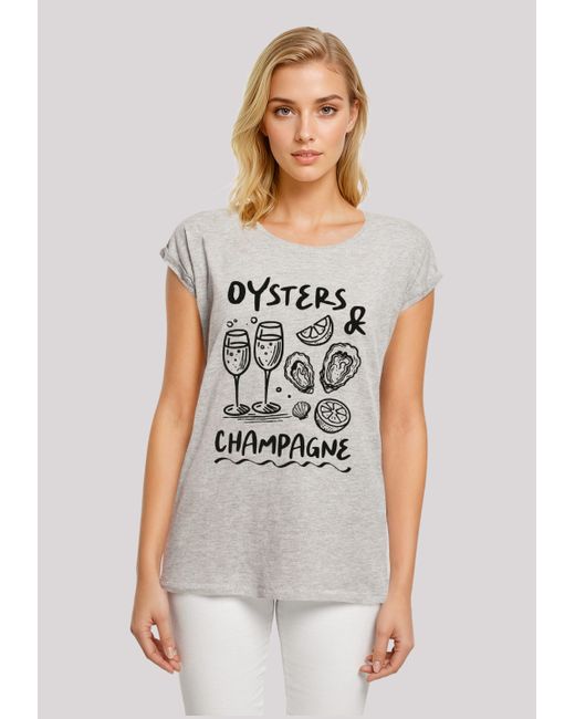 F4NT4STIC White Shirt Oysters And Champagne Summer Premium Qualität
