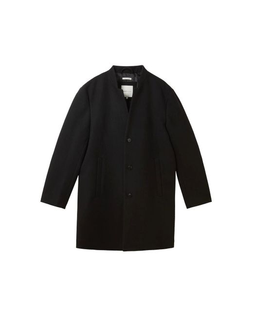 Tom Tailor Denim Outdoorjacke three button wool coat, Black für Herren |  Lyst DE
