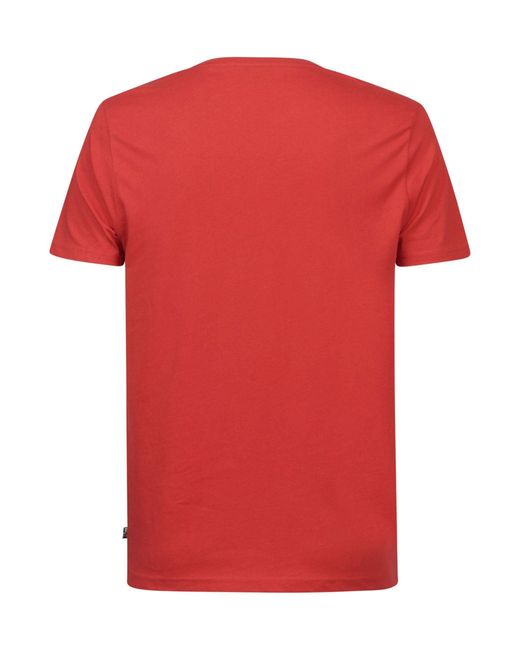 Petrol Industries T-Shirt Kurzarmshirt in Red für Herren
