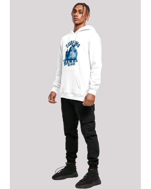 F4NT4STIC Kapuzenpullover Hawaii Surf Beach Summer Premium Qualität in White für Herren