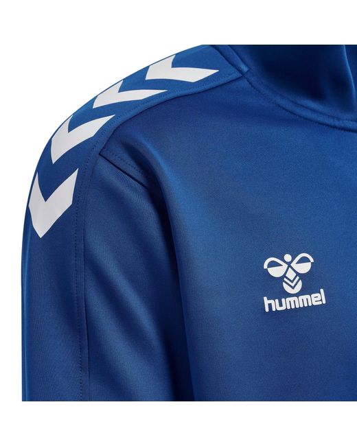 Hummel Fleecepullover Trainingstop Core XK Half Zip Poly Sweat 211479 in Blue für Herren