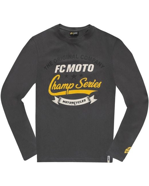 FC-Moto Funktionshemd Champ Series Langarmshirt in Gray für Herren