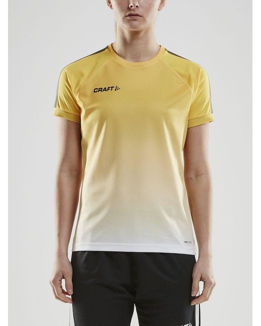 C.r.a.f.t Yellow T-Shirt Pro Control Fade Jersey