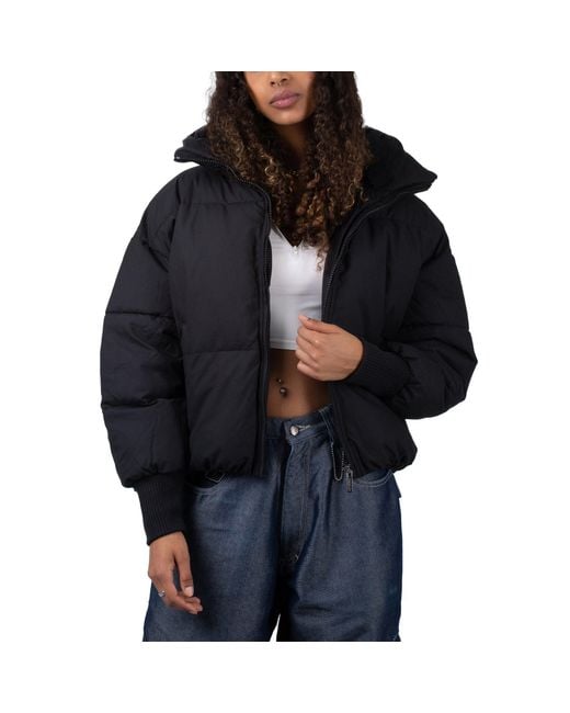 PEGADOR Black Winterjacke Geneva Oversized Boxy Puffer Jacket