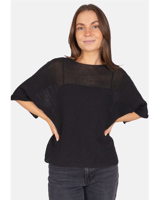 Seasons of April Black Strickpullover FLEUR