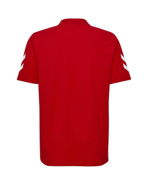 Hummel Poloshirt Go Cotton Polo in Red für Herren