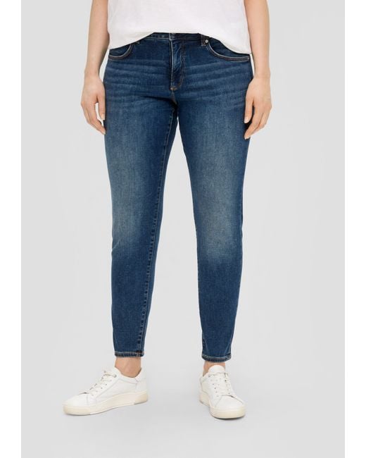S.oliver Blue Stoffhose Jeans Izabell / Fit / Mid Rise / Skinny Leg