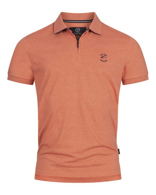 INDICODE Poloshirt INYonah mit klassischem Kragen in Brown für Herren