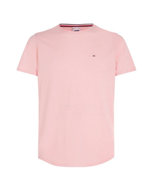 Tommy Hilfiger T-Shirt TJM JASPE C NECK Classics Slim Fit mit Markenlabel in Red für Herren