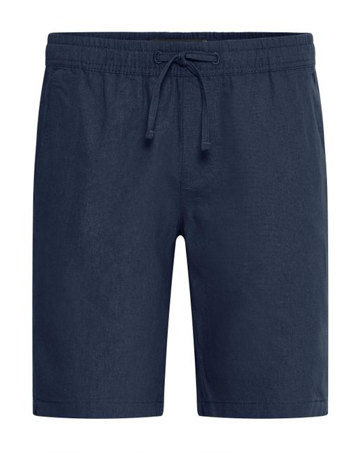 INDICODE Leinenhose IDPassa Sommerliche Leinenshorts in Blue für Herren