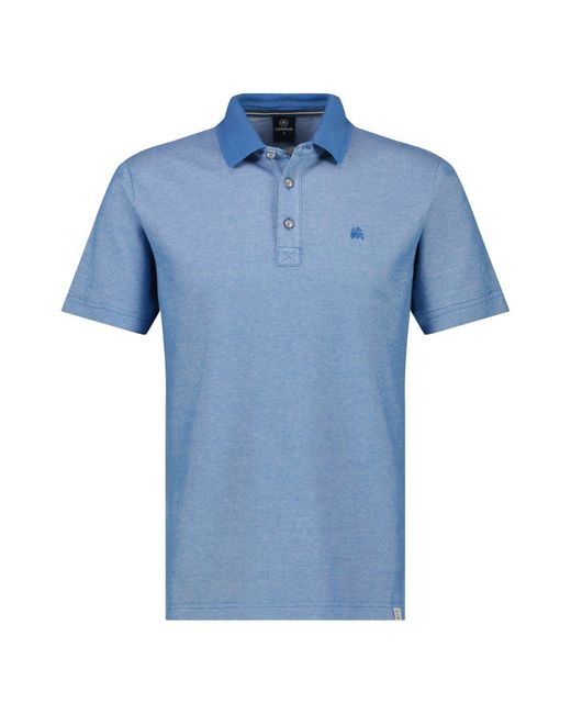 Lerros Poloshirt mit Logo-Stickerei in Blue für Herren