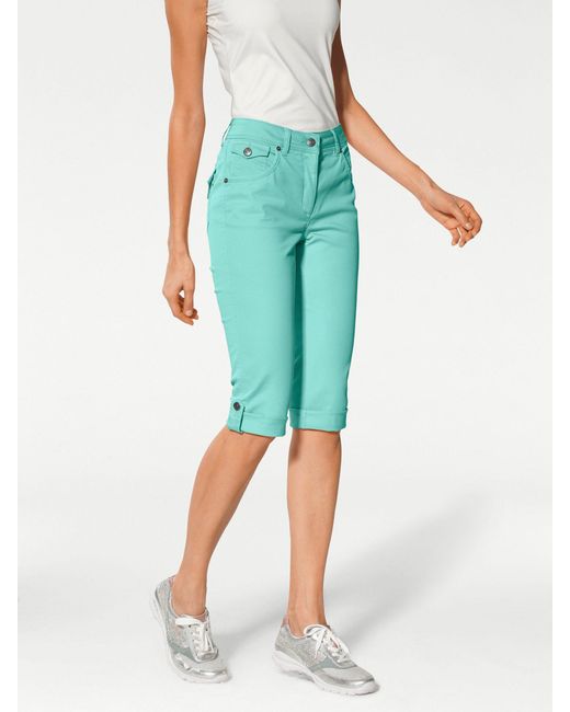 heine Green Bequeme Capri-Jeans