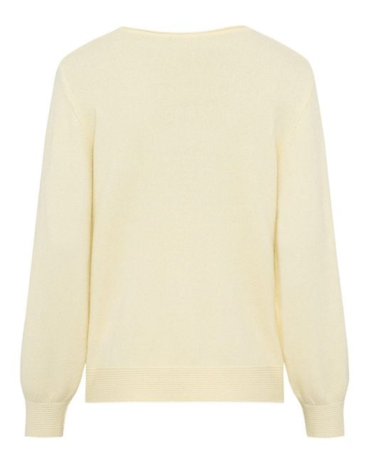 Olsen Natural Rundhalspullover Pullover Long Sleeves