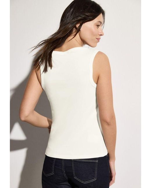 Cecil White Shirttop