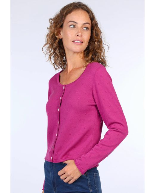 Sorgenfri Sylt Pink Strickjacke Lilo Dot