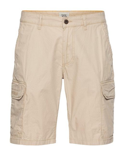 Camel Active Bermudas Cargo Shorts Regular Fit in Natural für Herren
