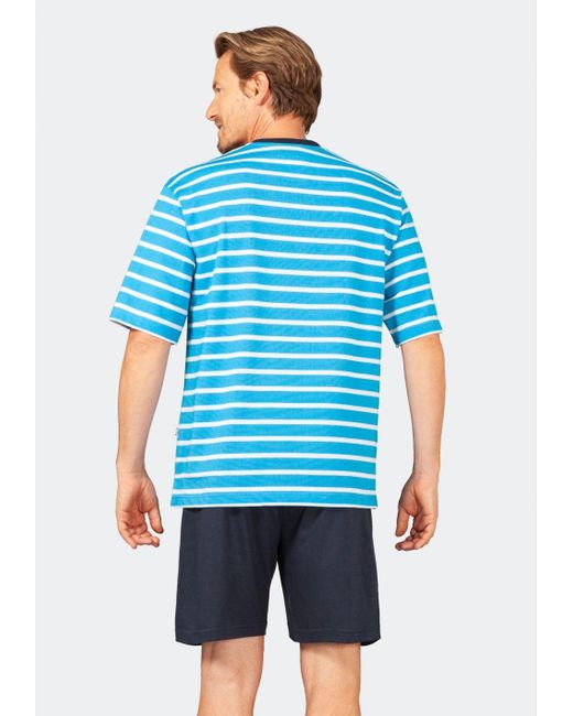 Hajo 5-Pocket-Hose Shorty in Blue für Herren