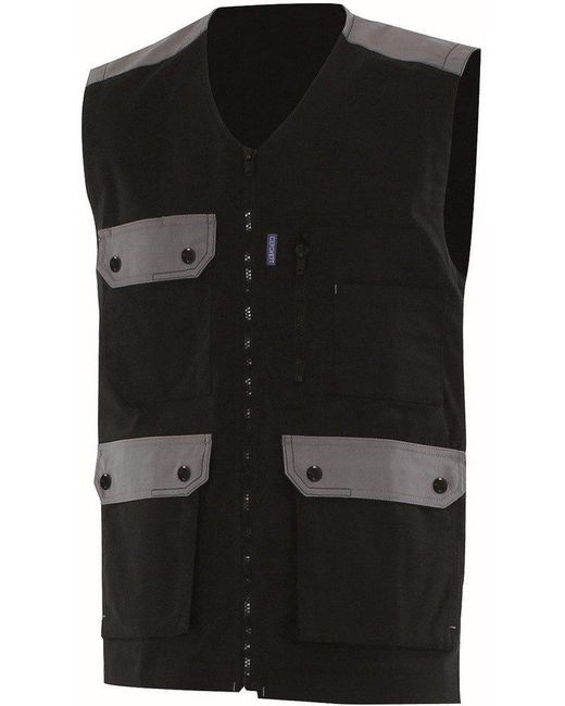 Cepovett Sweatweste Weste Kargo Pro Light in Black für Herren