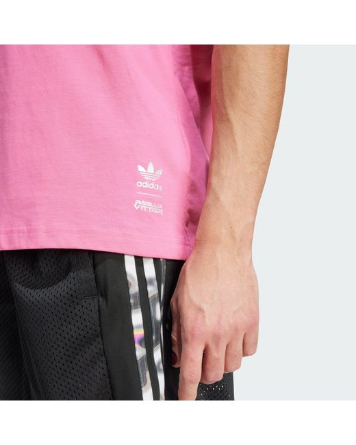 Adidas PRIDE GRAPHIC TANKTOP in Pink für Herren