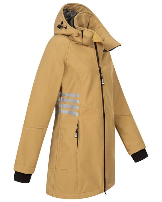 Arctic Seven Natural Softshelljacke ASGiuliana mit abnehmbarer Kapuze