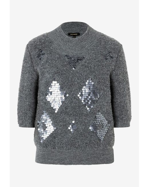 Mars & More Gray Strickpullover