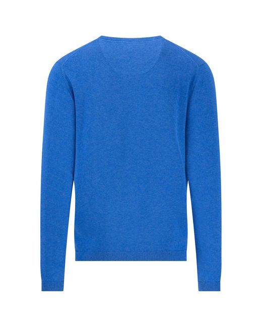 Fynch-Hatton Longpullover in Blue für Herren