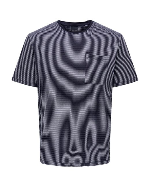 Only & Sons T-Shirt Bale (1-tlg) in Blue für Herren