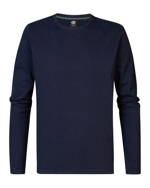 Petrol Industries Langärmeliges T-shirt Mulchatna in Blue für Herren