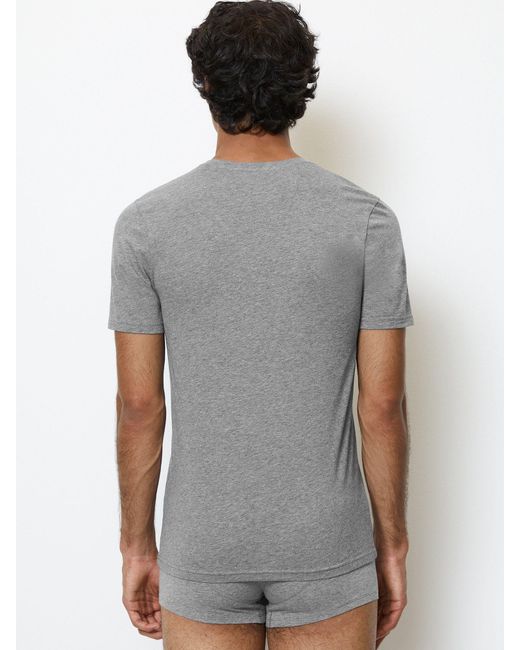 Marc O' Polo Essentials (2-tlg) t-shirt -ausschnitt v-neck in Gray für Herren